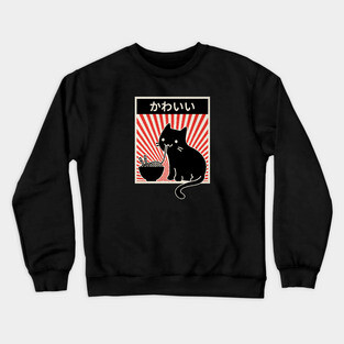 Ramen Cat Crewneck Sweatshirt