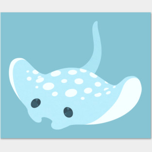 Manta Ray Posters and Art