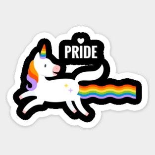 Rainbow Unicorn Gay Pride Month t-shirt Shirt Tee Gift Sticker