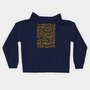 Egyptian hieroglyphs Kids Hoodie
