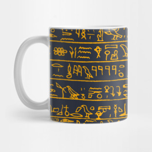 Egyptian hieroglyphs Mug