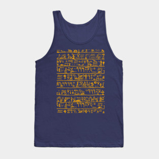 Egyptian hieroglyphs Tank Top