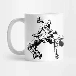 Wrestling Tshirt Mug