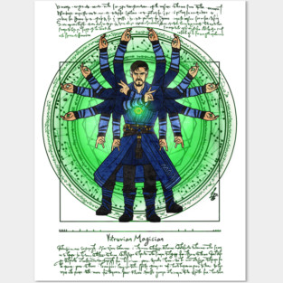 Vitruvian Magician Posters and Art