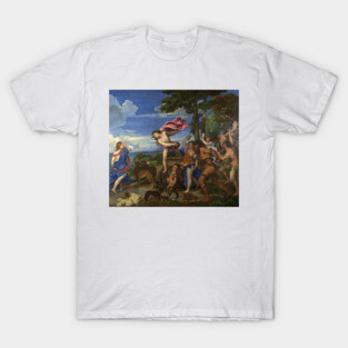 Bacchus and Ariadne by Titian T-Shirt