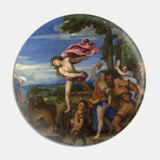 Bacchus and Ariadne by Titian Pin