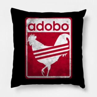 Pinoy Shirt Distressed Chicken Adobo Filipino Shirt Pillow