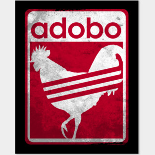 Pinoy Shirt Distressed Chicken Adobo Filipino Shirt Posters and Art