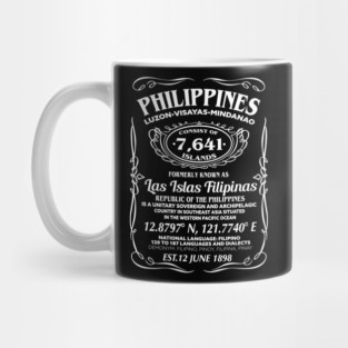 Pinoy Shirt Wi-ki Philippine Facts Filipino Shirt Mug