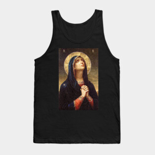 Our Lady of Sorrows Virgin Mary Mater Dolorosa Tank Top