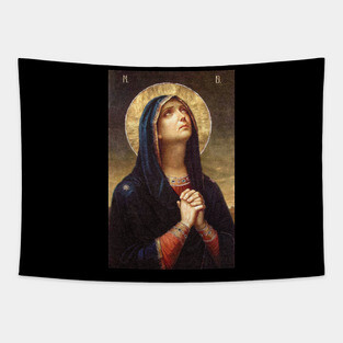 Our Lady of Sorrows Virgin Mary Mater Dolorosa Tapestry