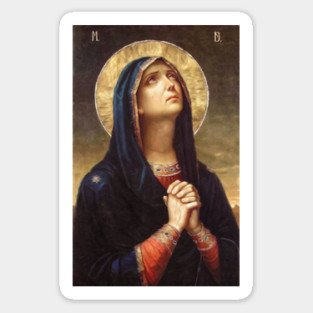 Our Lady of Sorrows Virgin Mary Mater Dolorosa Sticker