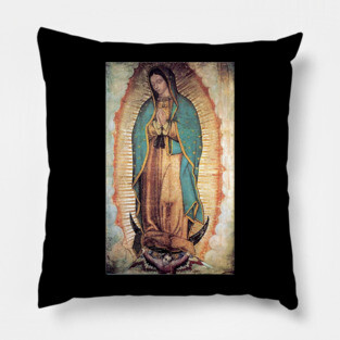 Original Picture of Our Lady of Guadalupe Pillow