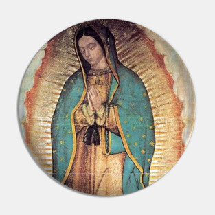 Original Picture of Our Lady of Guadalupe Pin
