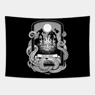 Lovecraft Deep Ones Tapestry