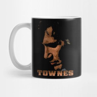 Townes Van Zandt Portrait Design Mug