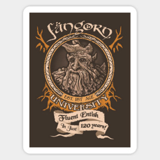 Fangorn University Sticker