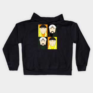 Jay and Silent Bob Warhol Kids Hoodie
