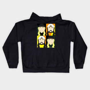 Jay and Silent Bob Warhol 2 Kids Hoodie