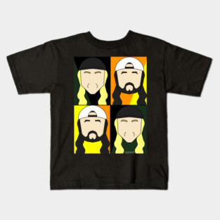 Jay and Silent Bob Warhol 2 Kids T-Shirt