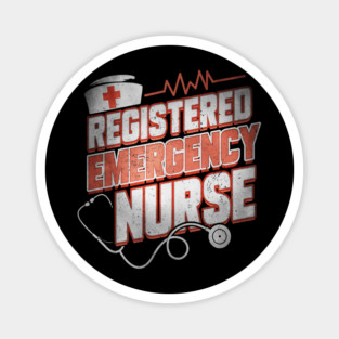 Emergency Nurse Funny Humor RN T-Shirt Magnet