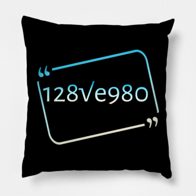 I love you Funny Math Meme Gift Pillow by DrollDrifter
