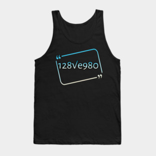 I love you Funny Math Meme Gift Tank Top