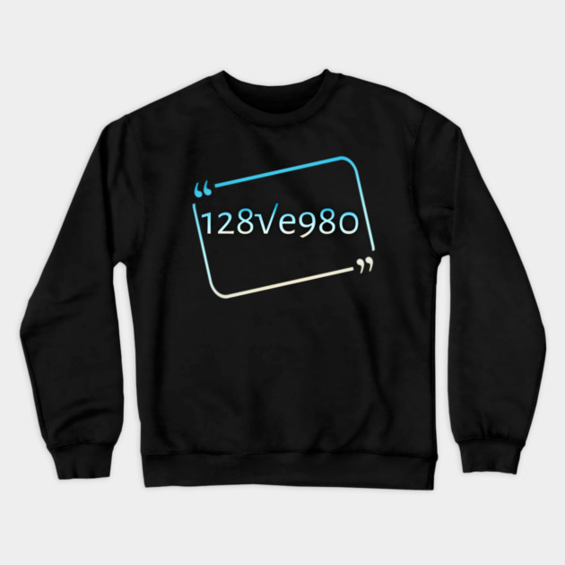 I love you Funny Math Meme Gift Crewneck Sweatshirt by DrollDrifters