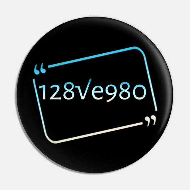 I love you Funny Math Meme Gift Pin by DrollDrifter