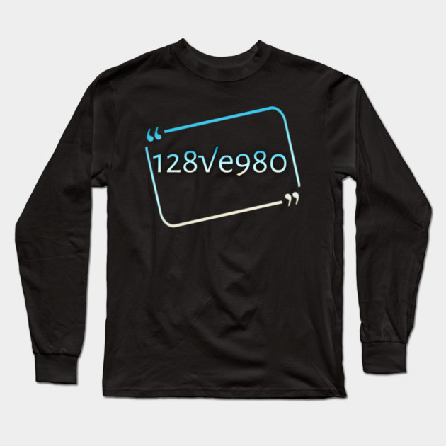 I love you Funny Math Meme Gift Long Sleeve T-Shirt by DrollDrifter