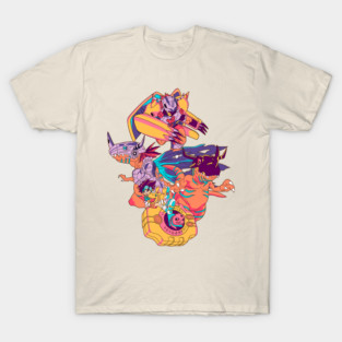 Crest of courage - Print on Front & Back T-Shirt