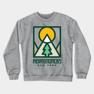 Adirondack Mountains New York Crewneck Sweatshirt