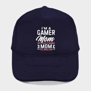 Womens Mothers Day Gift I'm a Gamer Mom Shirt Hat