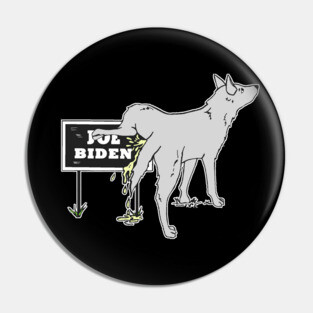 Funny Anti Biden Not My President Political Humor Pin