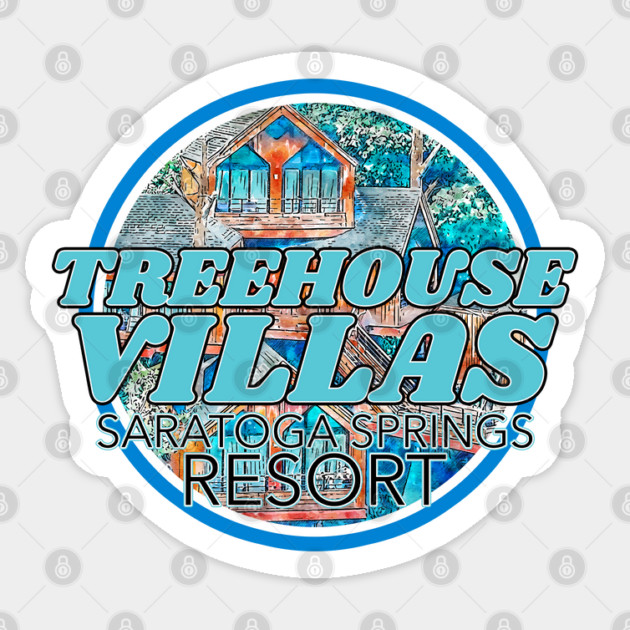 Treehouse Villas Saratoga Springs Resort Orlando Florida Sticker by Joaddo