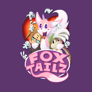 Gizmo and Bunny in Fox Tailz T-Shirt