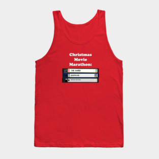 Christmas Movie Marathon (green variant) Tank Top