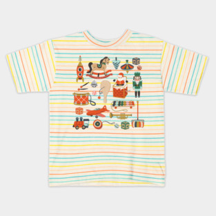 Classic Christmas Toys Kids T-Shirt