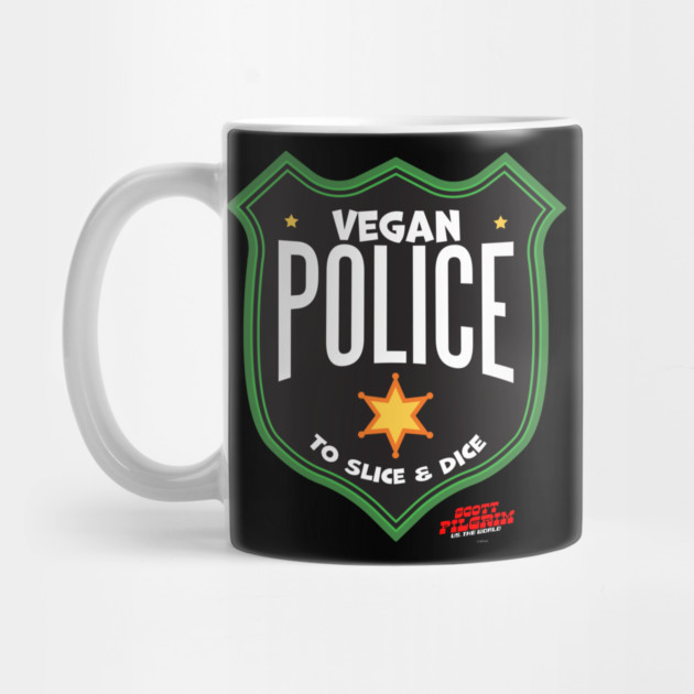 Vegan Police Badge To Slice and Dice by belownormal