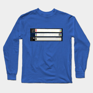 VHS Stack Long Sleeve T-Shirt
