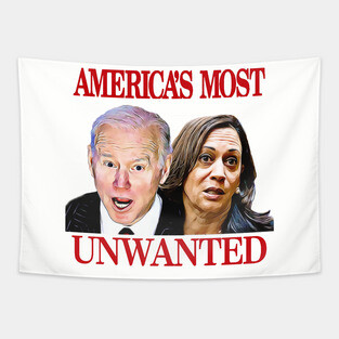 Biden Harris America's Most Unwanted Tapestry