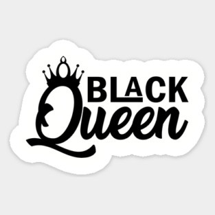 Black Queen, Black History Month Sticker