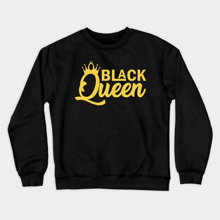Black Queen, Black History Month Crewneck Sweatshirt