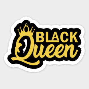 Black Queen, Black History Month Sticker