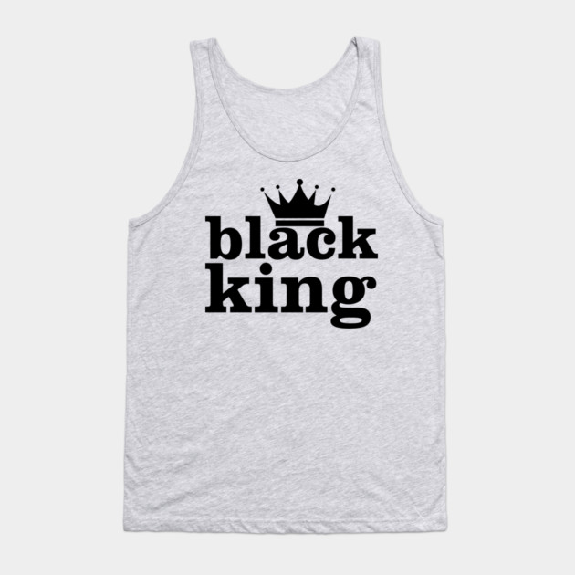 Black King, Black History Month Tank Top by UrbanLifeApparel