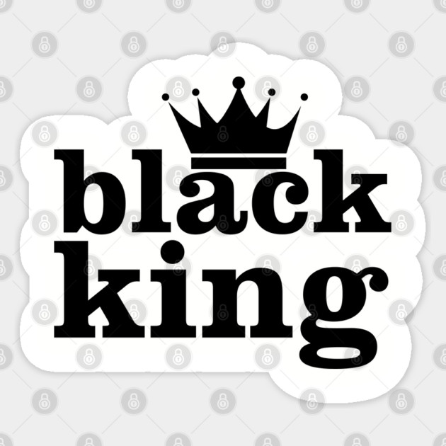 Black King, Black History Month Sticker by UrbanLifeApparel