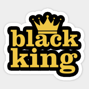 Black King, Black History Month Sticker