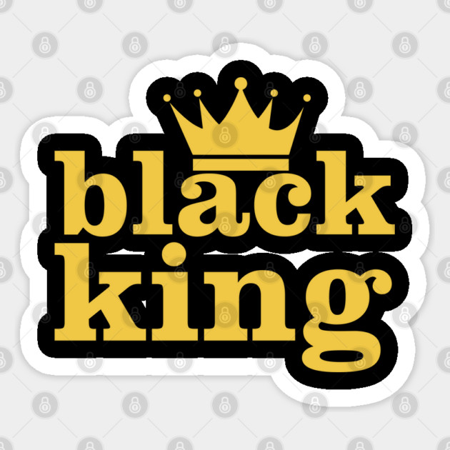 Black King, Black History Month Sticker by UrbanLifeApparel