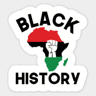 Black Power, Black History Month, Africa Sticker