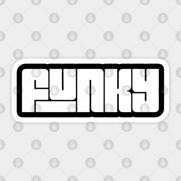 Funky | Urban Design Sticker by UrbanLifeApparel